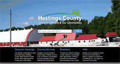 Desktop Screenshot of hastingscounty.com