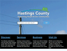 Tablet Screenshot of hastingscounty.com